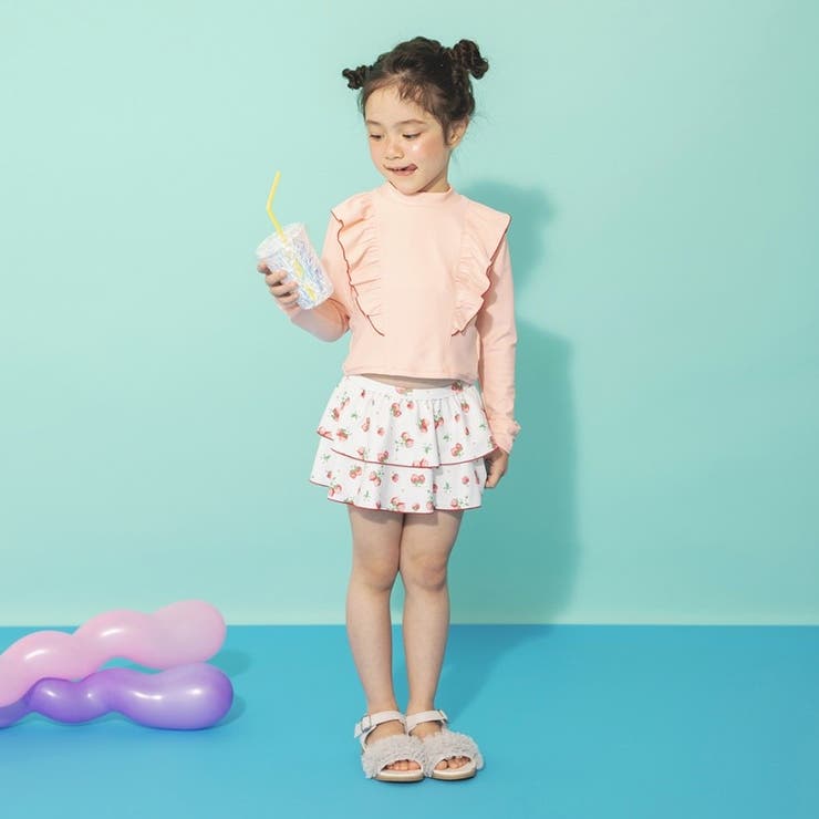 【水着 / SWIM / WEB限定】長袖ラッシュガード＆スカパン２点セット | ブランシェス | 詳細画像20 