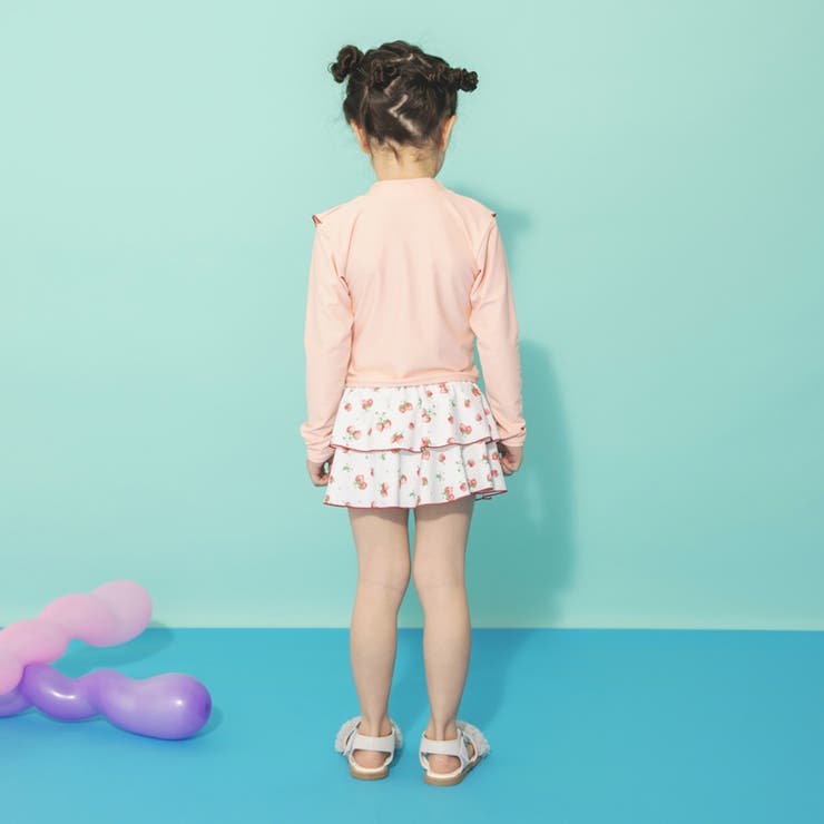 【水着 / SWIM / WEB限定】長袖ラッシュガード＆スカパン２点セット | ブランシェス | 詳細画像21 