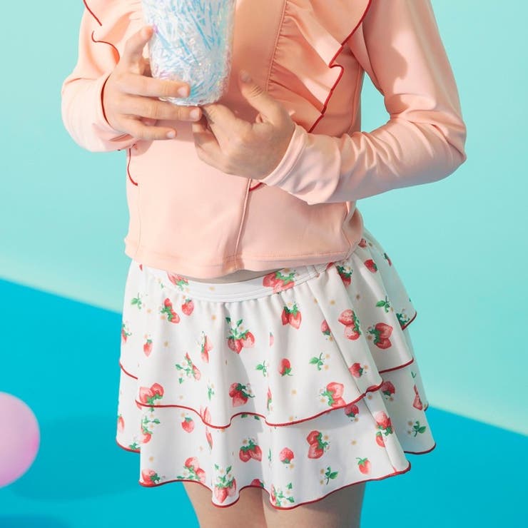 【水着 / SWIM / WEB限定】長袖ラッシュガード＆スカパン２点セット | ブランシェス | 詳細画像23 