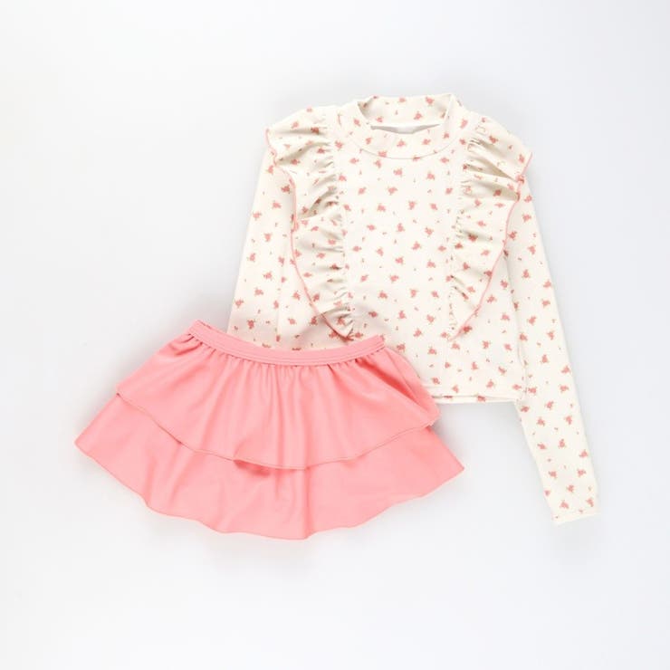 【水着 / SWIM / WEB限定】長袖ラッシュガード＆スカパン２点セット | ブランシェス | 詳細画像8 