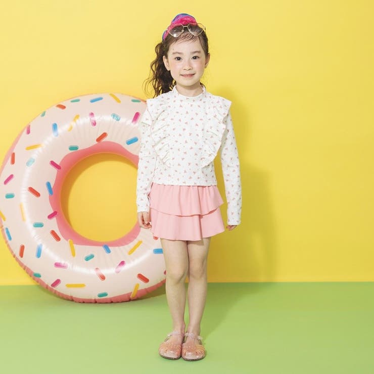 【水着 / SWIM / WEB限定】長袖ラッシュガード＆スカパン２点セット | ブランシェス | 詳細画像9 