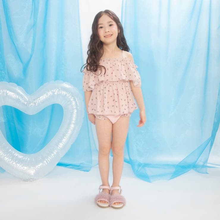 【水着 / SWIM】シャーベットシフォンタンキニ | ブランシェス | 詳細画像5 