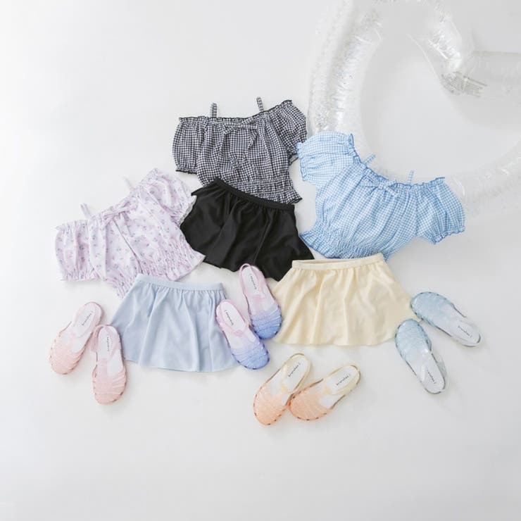 【水着 / SWIM】パフスリーブタンキニ | ブランシェス | 詳細画像2 