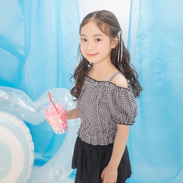 ブラック | 【水着 / SWIM】パフスリーブタンキニ | ブランシェス