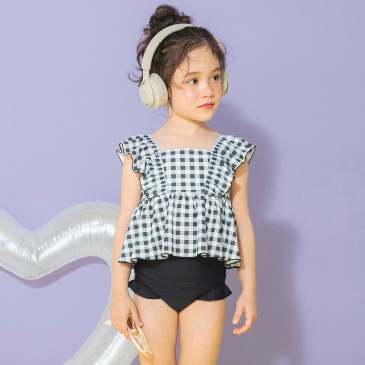 ブラック | 【水着 / SWIM】フリルタンキニ | ブランシェス