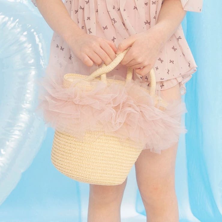 ピンク | チュールフリルペーパーバッグ | ブランシェス