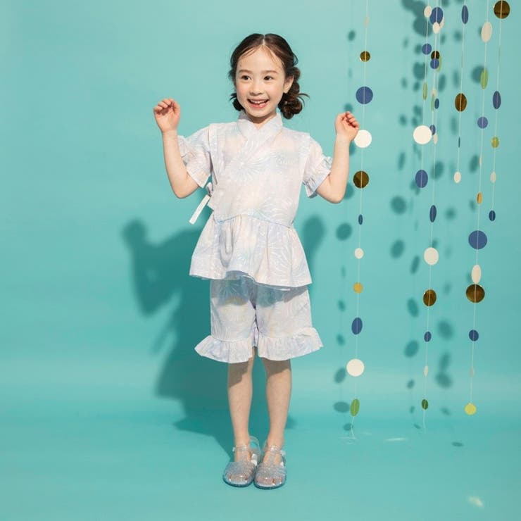 【キッズ】フリル甚平 | ブランシェス | 詳細画像1 