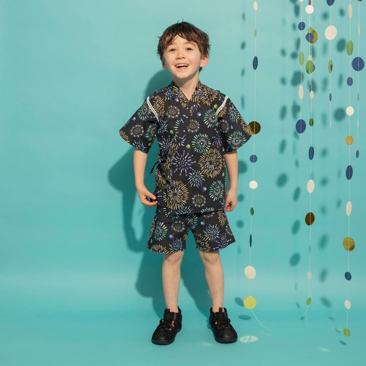 チャコールグレー | 【キッズ】甚平 | ブランシェス