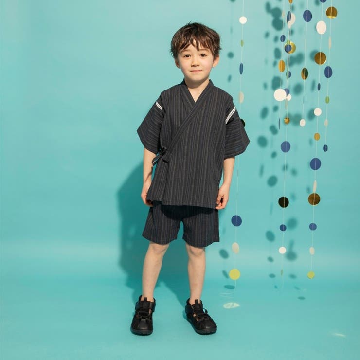 ブラック | 【キッズ】甚平 | ブランシェス