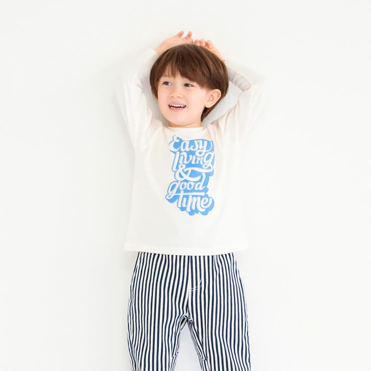 【WEB限定/DRC】綿100％bコレグラフィック長袖Tシャツ ロンT | ブランシェス | 詳細画像41 