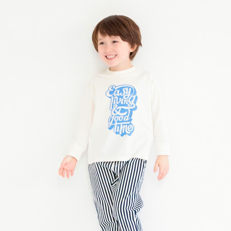【WEB限定/DRC】綿100％bコレグラフィック長袖Tシャツ ロンT | ブランシェス | 詳細画像43 