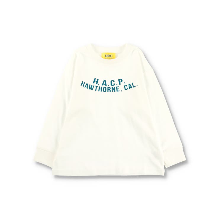 ホワイト | 【WEB限定/DRC】綿100％bコレグラフィック長袖Tシャツ ロンT | ブランシェス
