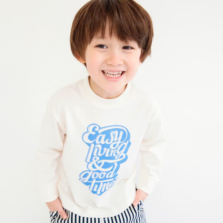 2 | 【WEB限定/DRC】綿100％bコレグラフィック長袖Tシャツ ロンT | ブランシェス