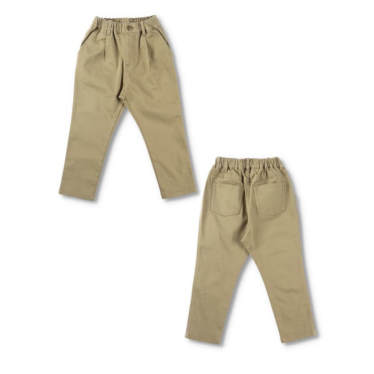 【WEB限定/DRC】スーパータックテーパードストレッチツイルパンツ | ブランシェス | 詳細画像4 