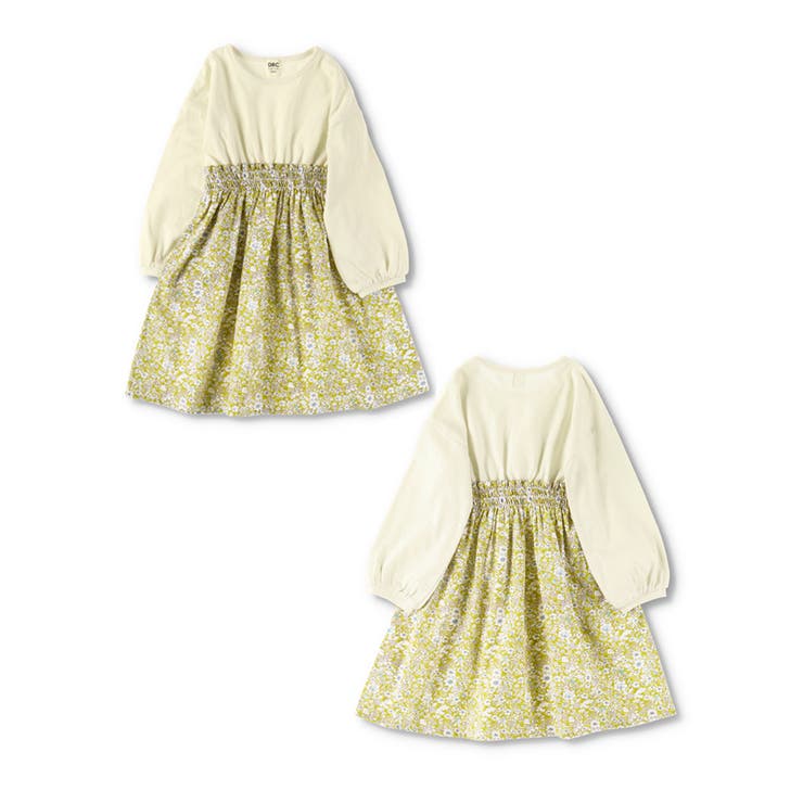 【WEB限定/DRC/お肌に嬉しい綿100％】ドッキング長袖ワンピース | ブランシェス | 詳細画像15 