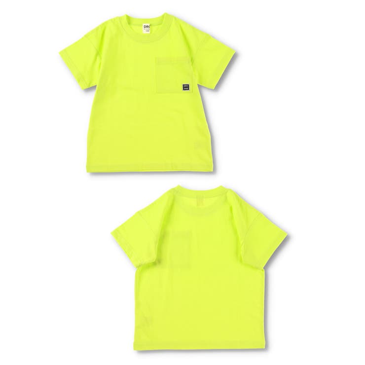 ライム | 【WEB限定/DRC/お肌に嬉しい綿100％】ポケット半袖Tシャツ | ブランシェス