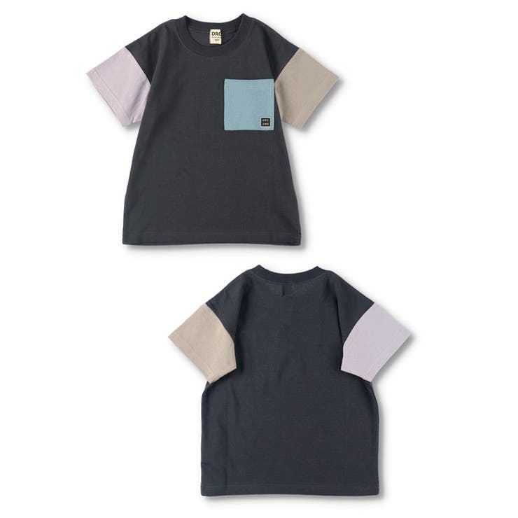 92:チャコールグレー | 【WEB限定/DRC/お肌に嬉しい綿100％】ポケット半袖Tシャツ | ブランシェス