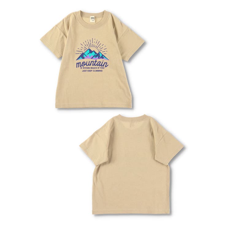 ベージュ | 【WEB限定/DRC/お肌に嬉しい綿100％】アソートグラフィック半袖Tシャツ | ブランシェス