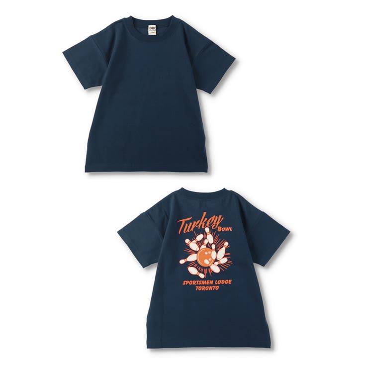 ネイビーブルー | 【WEB限定/DRC/お肌に嬉しい綿100％】アソートグラフィック半袖Tシャツ | ブランシェス