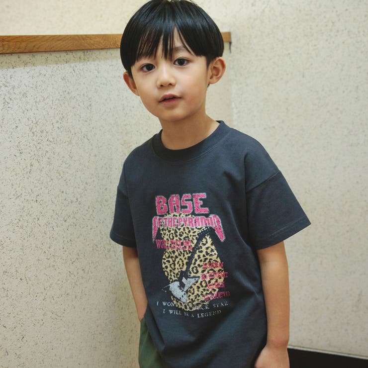 チャコールグレー | 【WEB限定/DRC/お肌に嬉しい綿100％】アソートグラフィック半袖Tシャツ | ブランシェス