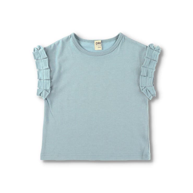 【WEB限定/DRC/やわらか天竺】袖タックフリル半袖Tシャツ | ブランシェス | 詳細画像12 
