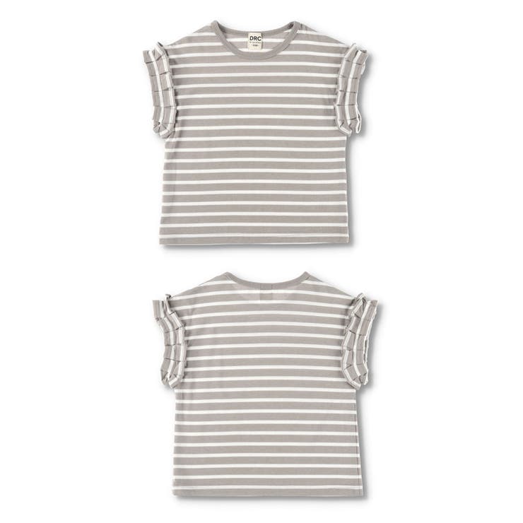 【WEB限定/DRC/やわらか天竺】袖タックフリル半袖Tシャツ | ブランシェス | 詳細画像27 
