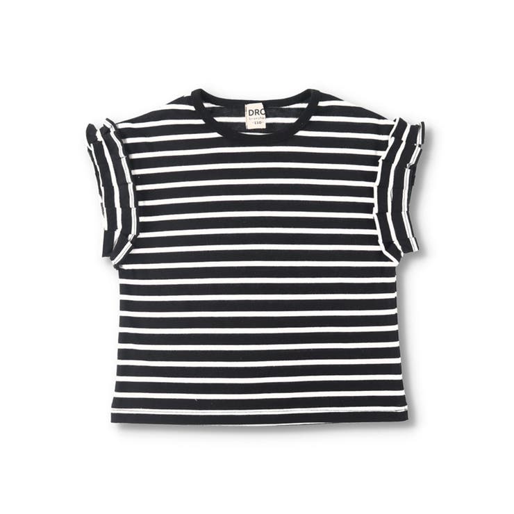 【WEB限定/DRC/やわらか天竺】袖タックフリル半袖Tシャツ | ブランシェス | 詳細画像28 