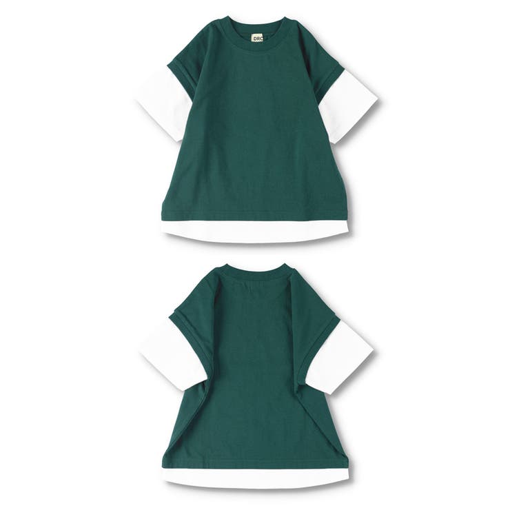 【WEB限定/DRC/お肌に嬉しい綿100％】ベストレイヤード半袖Tシャツ | ブランシェス | 詳細画像13 