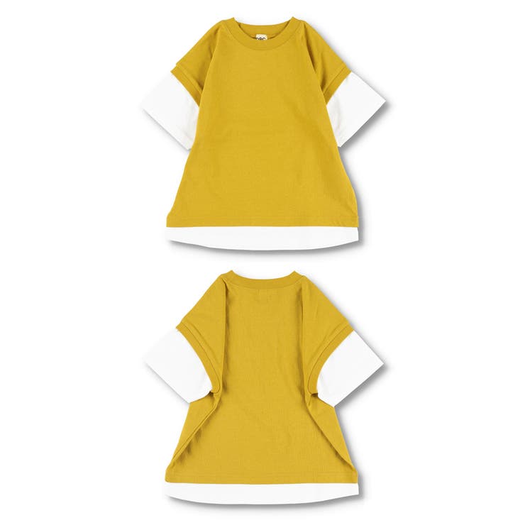 【WEB限定/DRC/お肌に嬉しい綿100％】ベストレイヤード半袖Tシャツ | ブランシェス | 詳細画像15 
