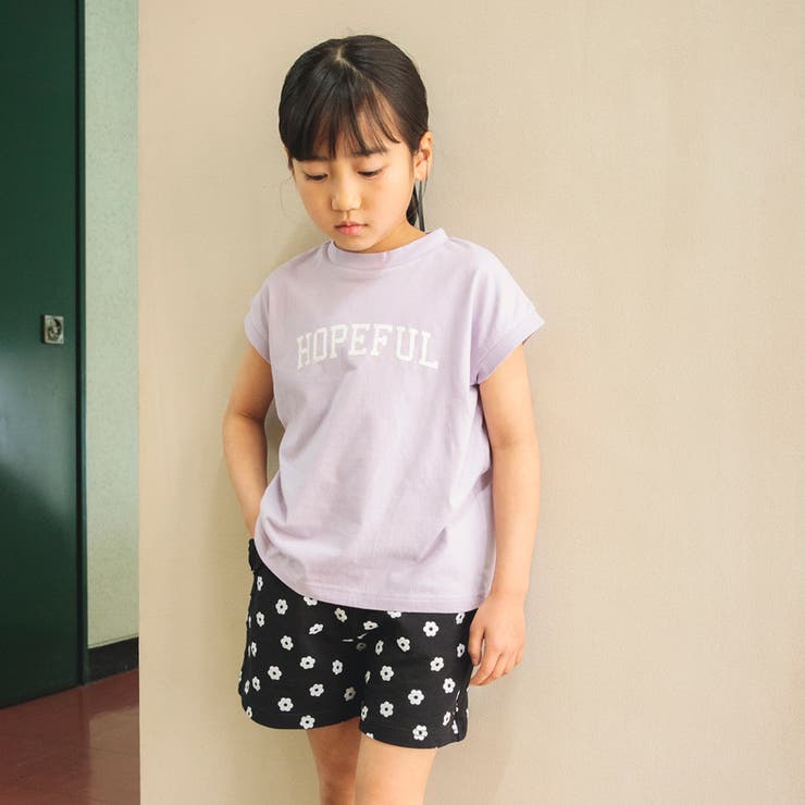 【WEB限定 DRC お肌に嬉しい綿100％】アソートロゴフレンチスリーブトップ… | ブランシェス | 詳細画像17 