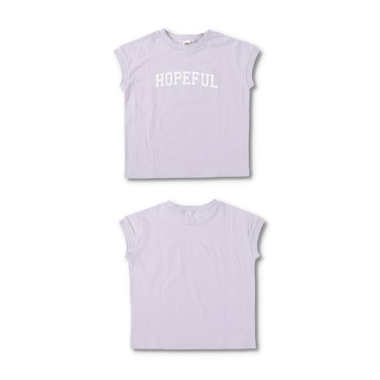 【WEB限定 DRC お肌に嬉しい綿100％】アソートロゴフレンチスリーブトップ… | ブランシェス | 詳細画像20 