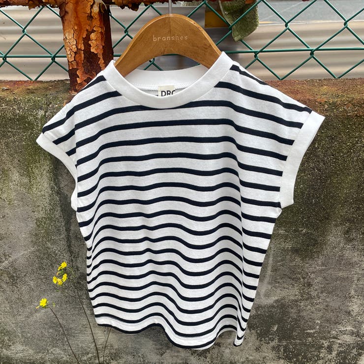 3 | 【WEB限定 DRC お肌に嬉しい綿100％】アソートロゴフレンチスリーブトップ… | ブランシェス