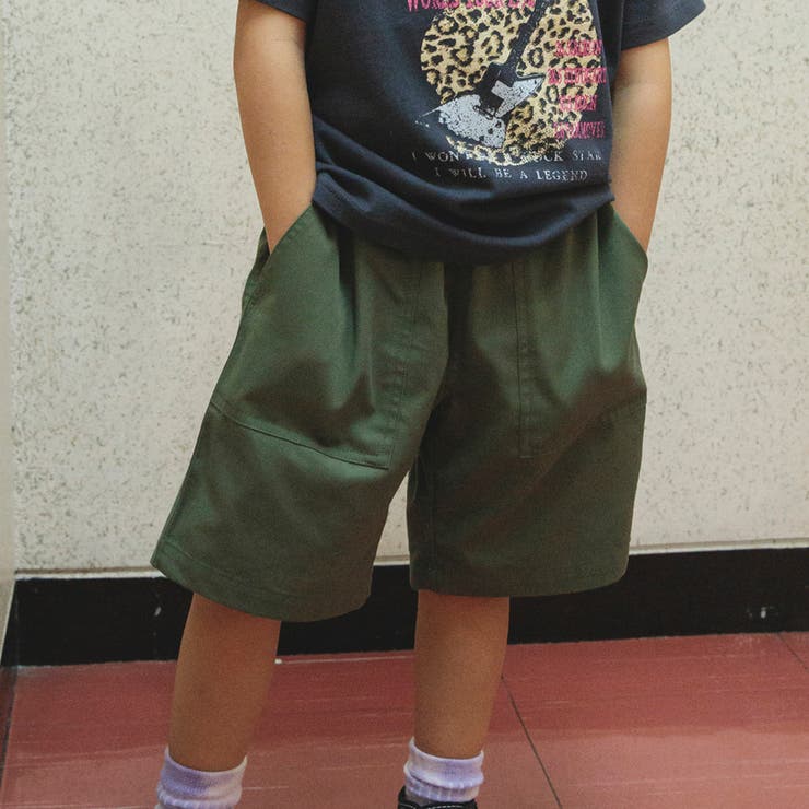 カーキグリーン | 【WEB限定/DRC】カラバリハーフパンツ | ブランシェス