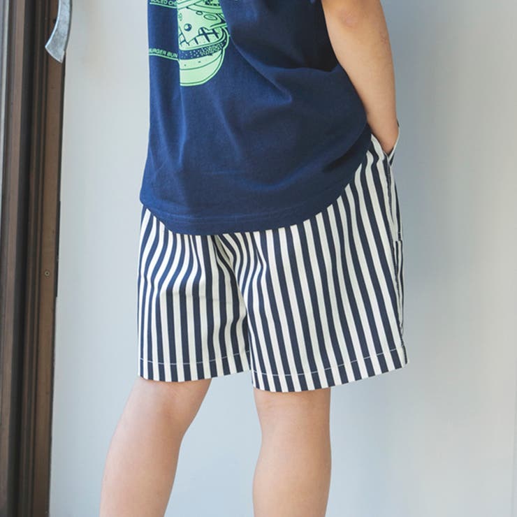 92:ストライプ | 【WEB限定/DRC】カラバリハーフパンツ | ブランシェス