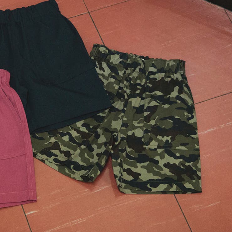 95:迷彩 | 【WEB限定/DRC】カラバリハーフパンツ | ブランシェス