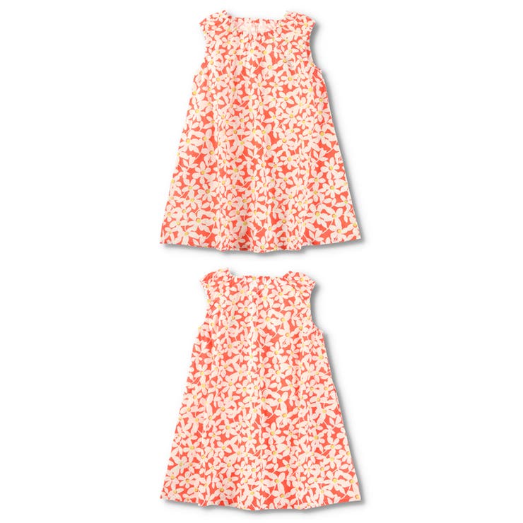 【WEB限定/DRC/綿100％】総柄ノースリーブワンピース | ブランシェス | 詳細画像23 