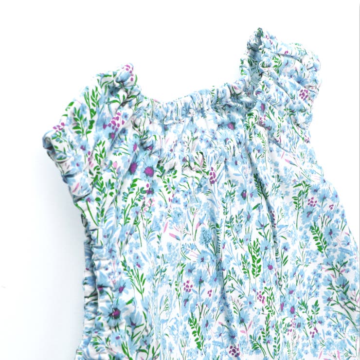 【WEB限定/DRC/綿100％】総柄ノースリーブワンピース | ブランシェス | 詳細画像6 