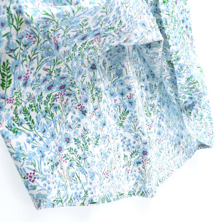 【WEB限定/DRC/綿100％】総柄ノースリーブワンピース | ブランシェス | 詳細画像9 