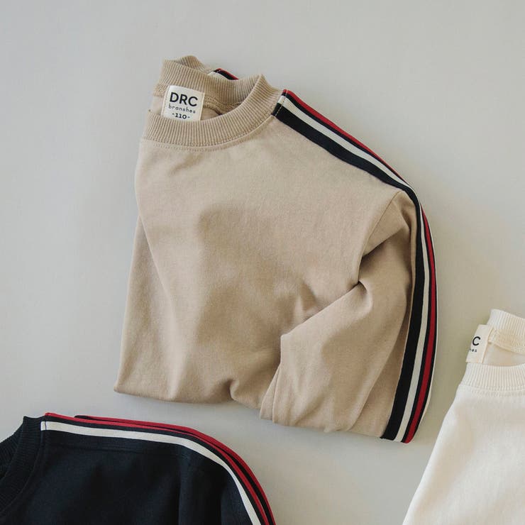 BIGシルエット袖ライン長袖Tシャツ | ブランシェス | 詳細画像16 