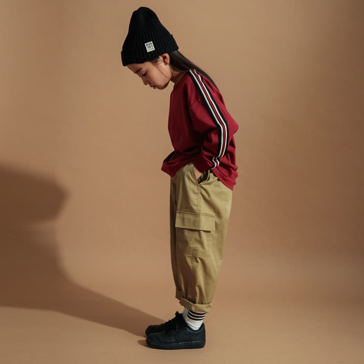 BIGシルエット袖ライン長袖Tシャツ | ブランシェス | 詳細画像19 