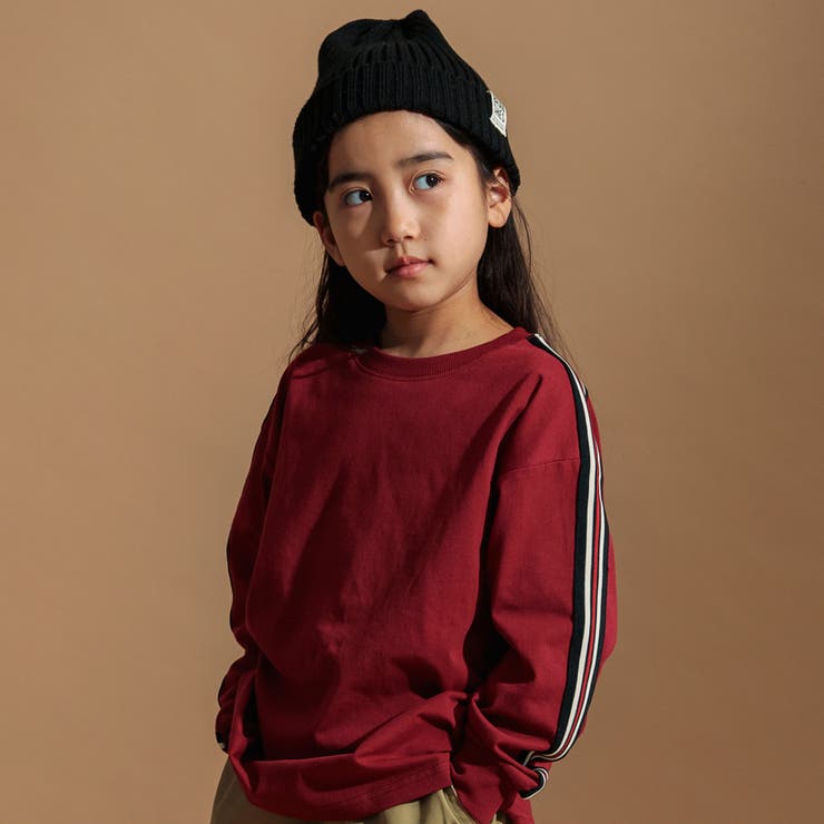 BIGシルエット袖ライン長袖Tシャツ | ブランシェス | 詳細画像20 