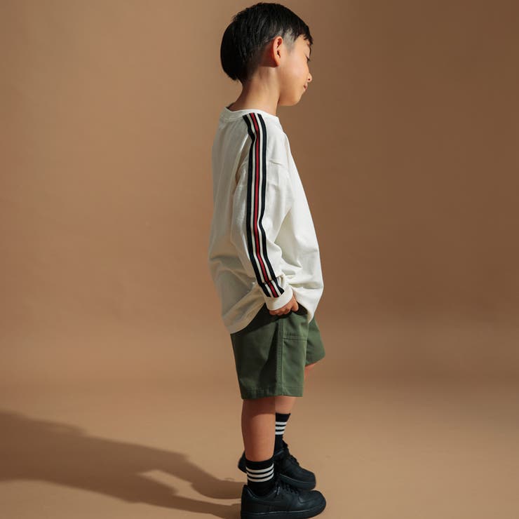 BIGシルエット袖ライン長袖Tシャツ | ブランシェス | 詳細画像5 