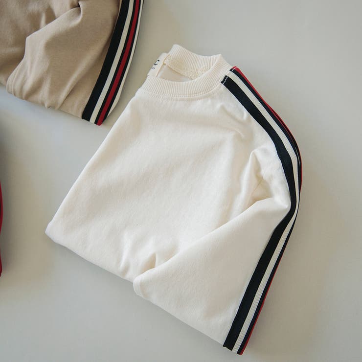 BIGシルエット袖ライン長袖Tシャツ | ブランシェス | 詳細画像6 