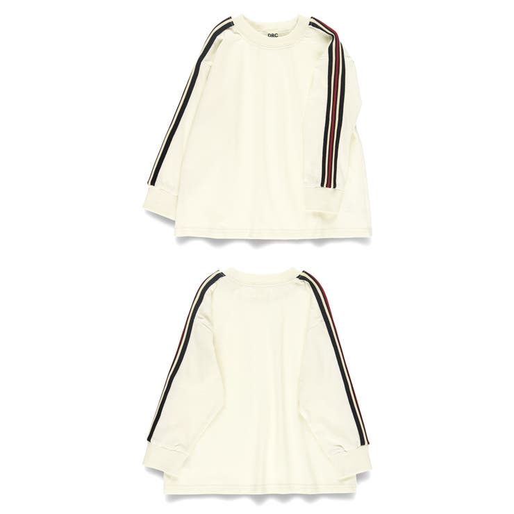 BIGシルエット袖ライン長袖Tシャツ | ブランシェス | 詳細画像7 