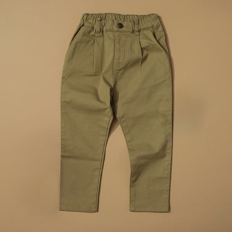 ベージュ | 【WEB限定/DRC】スーパータックテーパードストレッチツイルパンツ | ブランシェス