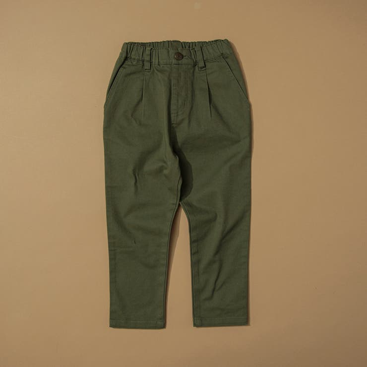 カーキグリーン | 【WEB限定/DRC】スーパータックテーパードストレッチツイルパンツ | ブランシェス