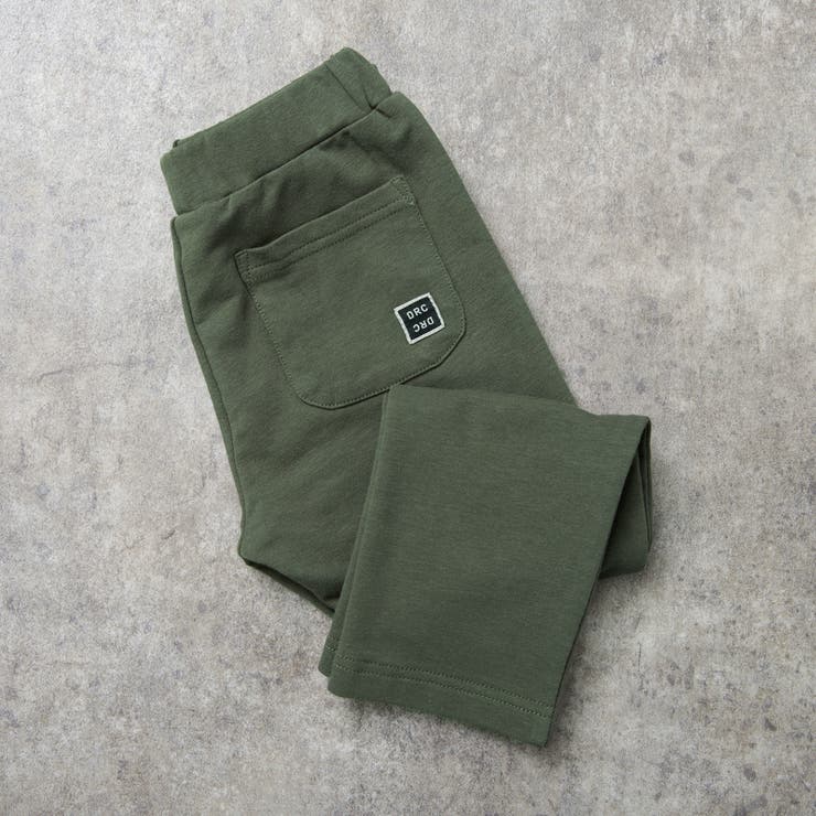 カーキ | 【DRC/しっかりストレッチ】カットソーロングパンツ | ブランシェス