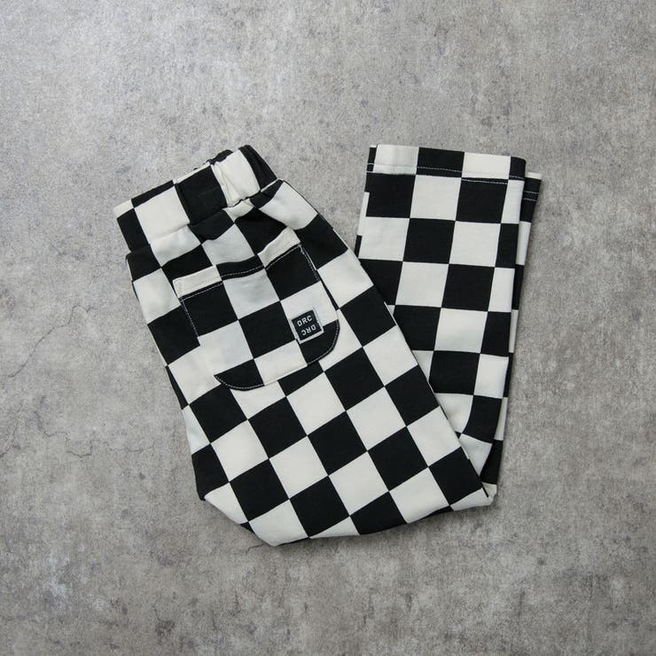 95:ブロックチェック | 【DRC/しっかりストレッチ】カットソーロングパンツ | ブランシェス