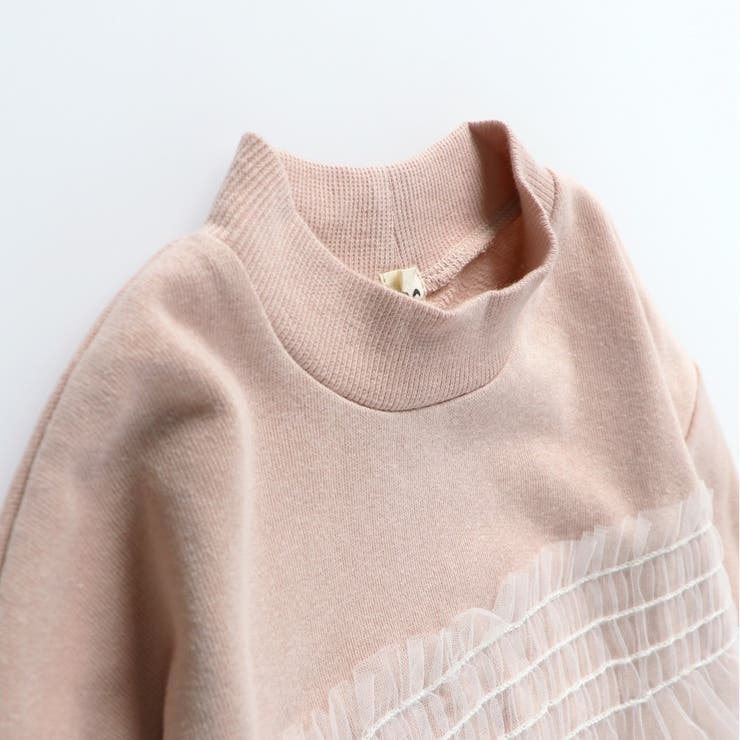 【WEB限定/DRC/やわらか薄手裏毛】チュールドッキングトレーナー | ブランシェス | 詳細画像12 