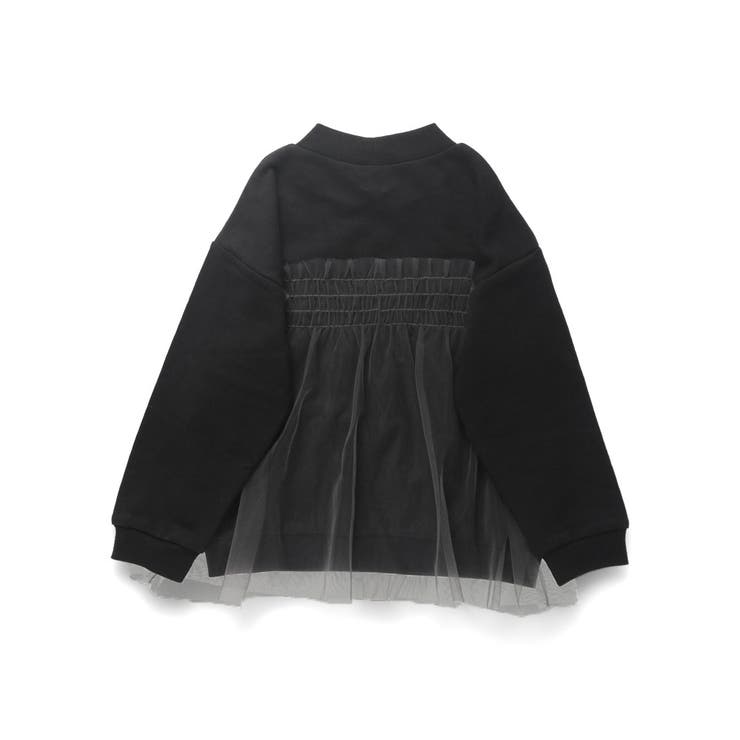 【WEB限定/DRC/やわらか薄手裏毛】チュールドッキングトレーナー | ブランシェス | 詳細画像34 